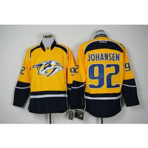 NHL Predators 92 Ryan Johansen Yellow Men Jersey