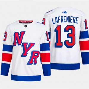 NHL Rangers 13 Alexis Lafreniere White 2024 Stadium Series Adidas Men Jersey NHL Rangers 13 Alexis Lafreniere White 2024 Stadium Series Adidas Men Jersey