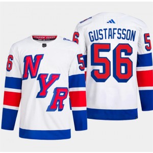 NHL Rangers 56 Erik Gustafsson White 2024 Stadium Series Adidas Men Jersey NHL Rangers 56 Erik Gustafsson White 2024 Stadium Series Adidas Men Jersey