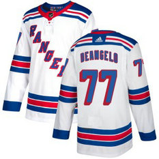 NHL Rangers 77 Anthony DeAngelo Adidas White Men Jersey NHL Rangers 77 Anthony DeAngelo Adidas White Men Jersey