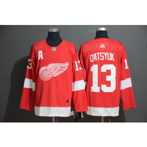 NHL Red Wings 13 Pavel Datsyuk Red Adidas Men Jersey