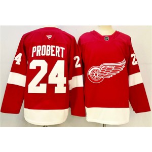 NHL Red Wings 24 Bob Probert Red 2024-25 New Men Jersey