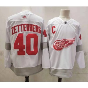 NHL Red Wings 40 Henrik Zetterberg White 2020 New Adidas Men Jersey NHL Red Wings 40 Henrik Zetterberg White 2020 New Adidas Men Jersey