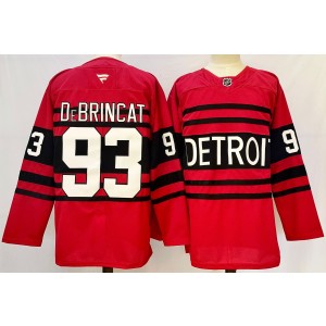 NHL Red Wings 93 Alex DeBrincat Red 2024 New Fanatics Men Jersey NHL Red Wings 93 Alex DeBrincat Red 2024 New Fanatics Men Jersey
