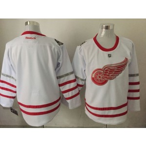 NHL Red Wings Blank White 100th Anniversary Reebok Men Jersey NHL Red Wings Blank White 100th Anniversary Reebok Men Jersey