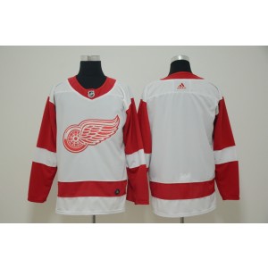 NHL Red Wings Blank White Adidas Men Jersey