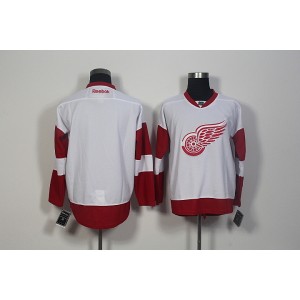 NHL Red Wings Blank White Men Jersey