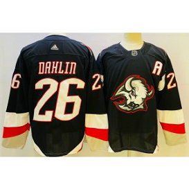 NHL Sabres 26 Rasmus Dahlin Navy 2022-23 Retro Adidas Men Jersey