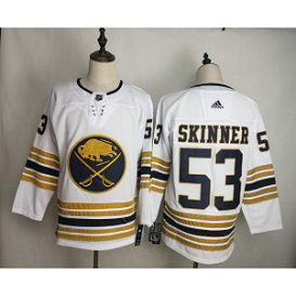 NHL Sabres 53 Jeff Skinner White 50th anniversary Adidas Men Jersey