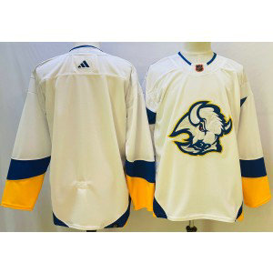 NHL Sabres Blank White 2022-23 Retro Adidas Men Jersey NHL Sabres Blank White 2022-23 Retro Adidas Men Jersey