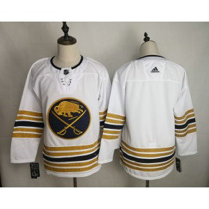 NHL Sabres Blank White 50th anniversary Adidas Men Jersey NHL Sabres Blank White 50th anniversary Adidas Men Jersey