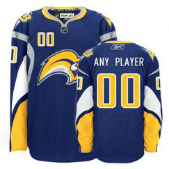 NHL Sabres Blue Customized Men Jersey