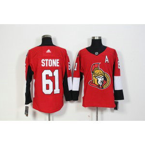 NHL Senators 61 Mark Stone Red Adidas Men Jersey