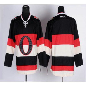 NHL Senators Blank Black Third Men Jersey
