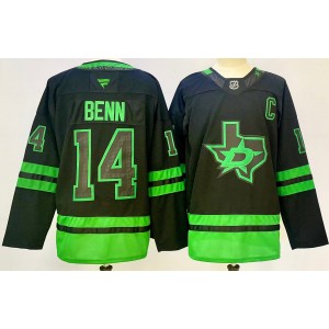 NHL Stars 14 Jamie Benn Black 2024 New Men Jersey