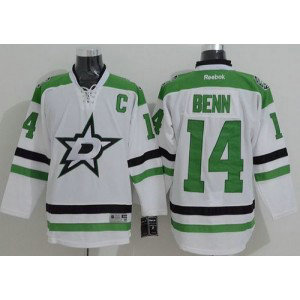 NHL Stars 14 Jamie Benn New White Men Jersey