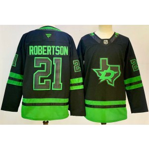 NHL Stars 21 Jason Robertson Black 2024 New Men Jersey