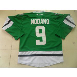 NHL Stars 9 Mike Modano New Style Green Men Jersey NHL Stars 9 Mike Modano New Style Green Men Jersey