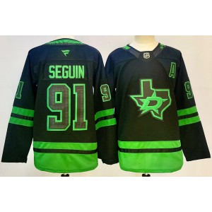 NHL Stars 91 Tyler Seguin Black 2024 New Men Jersey