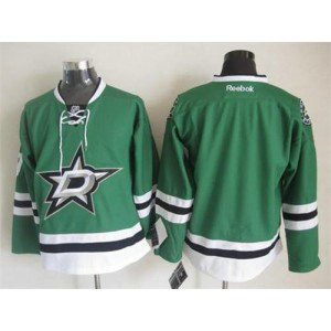 NHL Stars Blank Green Home Men Jersey