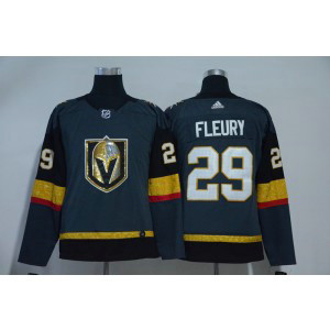NHL Vegas Golden Knights 29 Marc Andre Fleury Gray Adidas Youth Jersey