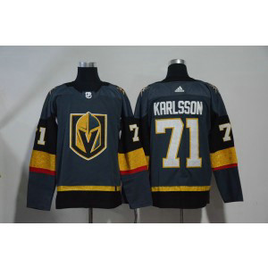 NHL Vegas Golden Knights 71 William Karlsson Gray Adidas Men Jersey