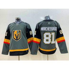 NHL Vegas Golden Knights 81 Jonathan Marchessault Gray Adidas Women Jersey
