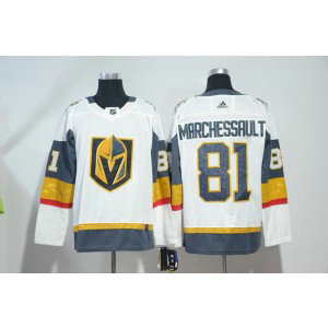 NHL Vegas Golden Knights 81 Jonathan Marchessault White Adidas Men Jersey