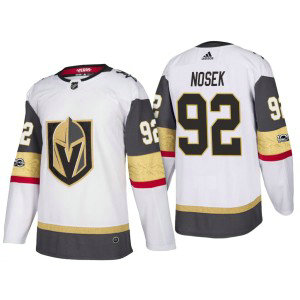 NHL Vegas Golden Knights 92 Tomas Nosek White Adidas Men Jersey
