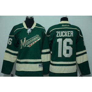 NHL Wild 16 Jason Zucker Green Youth Jersey NHL Wild 16 Jason Zucker Green Youth Jersey