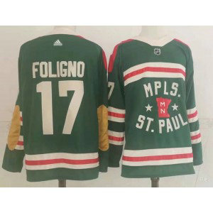 NHL Wild 17 Foligno 2022 Winter Classic Adidas Men Jersey