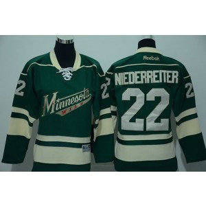 NHL Wild 22 Nino Niederreiter Green Youth Jersey NHL Wild 22 Nino Niederreiter Green Youth Jersey