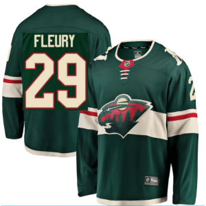 NHL Wild 29 Marc-Andre Fleury Green Adidas Men Jersey