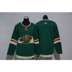 NHL Wild Blank Green Adidas Youth Jersey NHL Wild Blank Green Adidas Youth Jersey