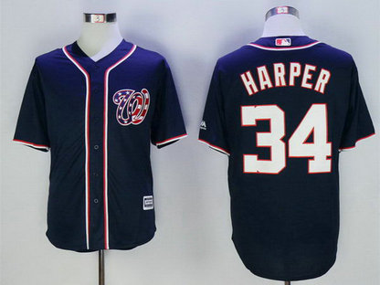 Nationals 34 Bryce Harper Navy New Cool Base Jersey Nationals 34 Bryce Harper Navy New Cool Base Jersey