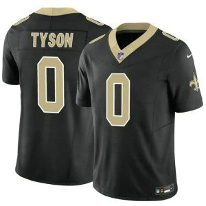 New Orleans Saints 0 Jordyn Tyson Black 2026 Draft F.U.S.E. Vapor Limited Men Jersey