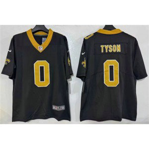 New Orleans Saints 0 Jordyn Tyson Black Vapor Limited Men Jersey