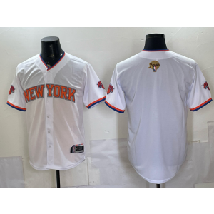 New York Knicks Blank White Finals Baseball Vapor Limited Men Jersey