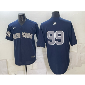 New York Yankees 99 Aaron Judge Navy Men Jersey