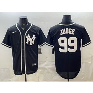 New York Yankees 99 Judge Black Cool Base Men Jersey