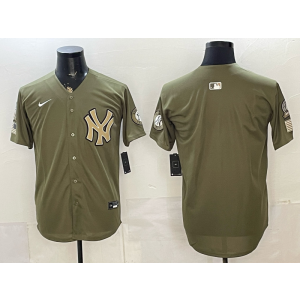 New York Yankees Blank Salute to Service Cool Base Men Jersey