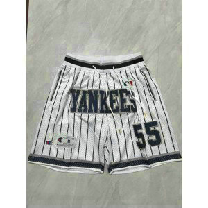 New York Yankees White Shorts