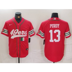 Nike 49ers 13 Brock Red Vapor Baseball Limited Men Jersey Nike 49ers 13 Brock Red Vapor Baseball Limited Men Jersey