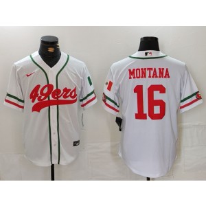 Nike 49ers 16 Joe Montana White Vapor Baseball Limited Men Jersey Nike 49ers 16 Joe Montana White Vapor Baseball Limited Men Jersey