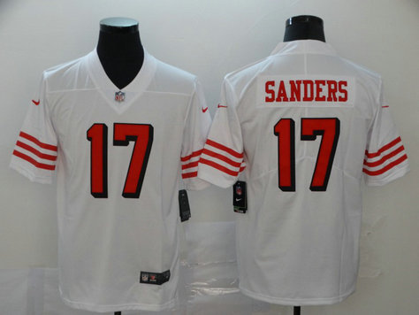 Nike 49ers 17 Emmanuel Sanders White Color Rush Vapor Untouchable Limited Jesey Nike 49ers 17 Emmanuel Sanders White Color Rush Vapor Untouchable Limited Jesey