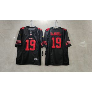 Nike 49ers 19 Deebo Samuel Black 2023 F.U.S.E Vapor Limited Men Jersey