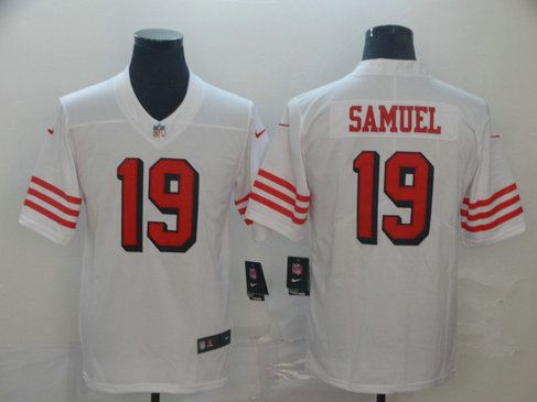 Nike 49ers 19 Deebo Samuel White Color Rush Vapor Untouchable Limited Jesey Nike 49ers 19 Deebo Samuel White Color Rush Vapor Untouchable Limited Jesey
