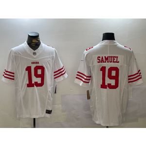 Nike 49ers 19 Deebo Samuel White F.U.S.E. Vapor Limited Men Jersey Nike 49ers 19 Deebo Samuel White F.U.S.E. Vapor Limited Men Jersey