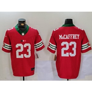 Nike 49ers 23 Christian McCaffrey Red Mexico F.U.S.E. Vapor Limited Men Jersey Nike 49ers 23 Christian McCaffrey Red Mexico F.U.S.E. Vapor Limited Men Jersey