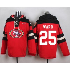 Nike 49ers 25 Jimmie Ward Red Player Pullover NFL Hoodie Sweatshirt